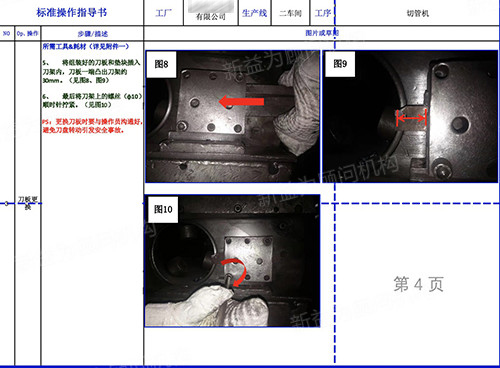 二車(chē)間SOP文件展示